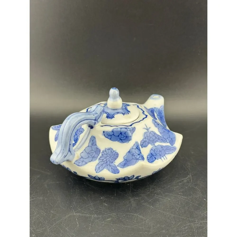 VTG Miniature Hexagon Shaped Teapot